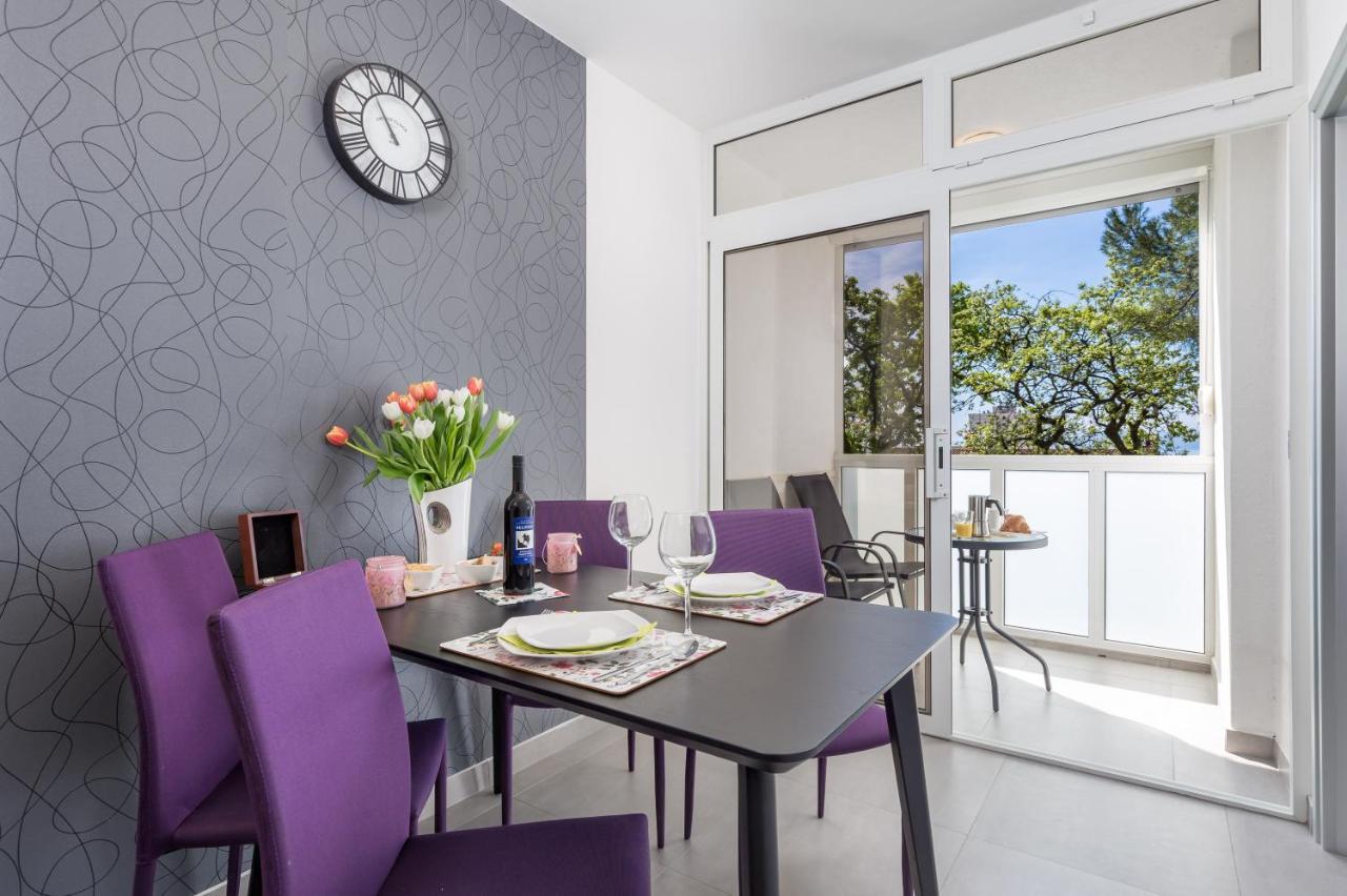 Sunny Studio Apartment With Balcony Rijeka Dış mekan fotoğraf