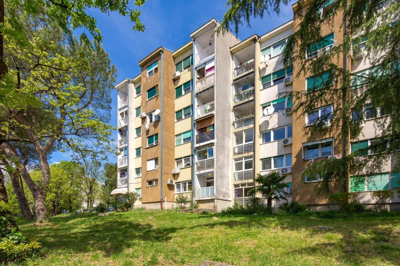 Sunny Studio Apartment With Balcony Rijeka Dış mekan fotoğraf